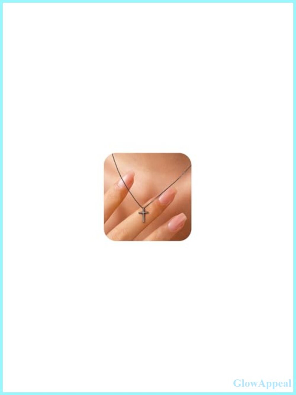 925 Sterling Silver Cross Necklace Dainty Pendant 14K Gold Plated
